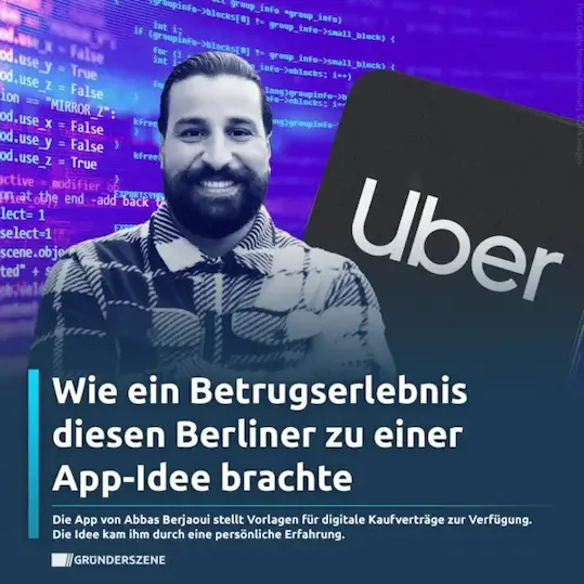 gründerszene berichtet über Abbas Berjaoui Code X Hero